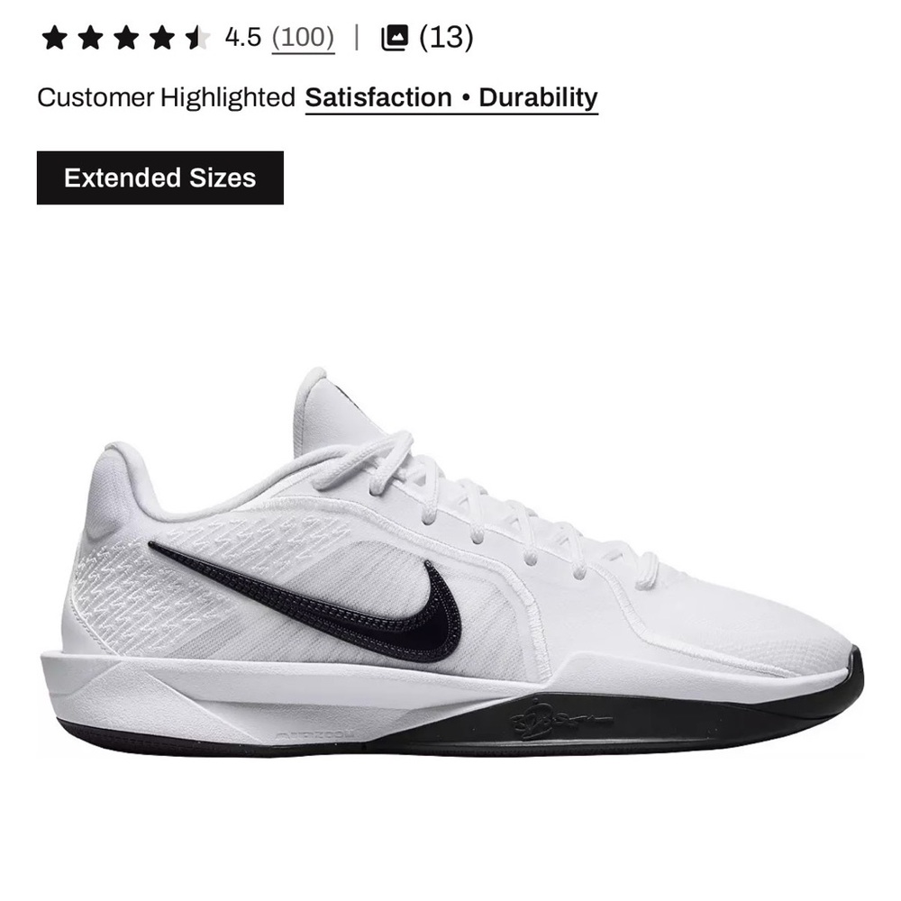 Nike Sabrina 2 Men’s Basketball Sneaker, Size 14.5